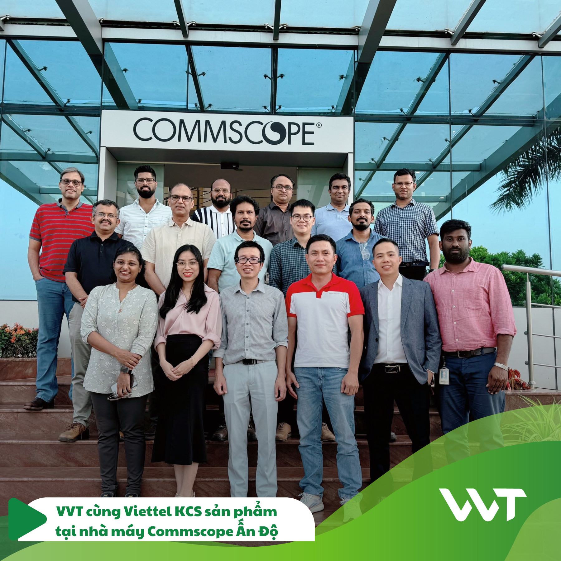 VVT cùng Viettel KCS tại CommScope Ấn Độ